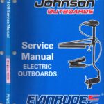 Used 1998 Johnson / Evinrude Service Manual for Electric outboard models (Foot and Hand controlled) #520201