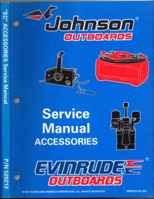 Used 1998 Johnson / Evinrude Service Manual for Accessories #520213