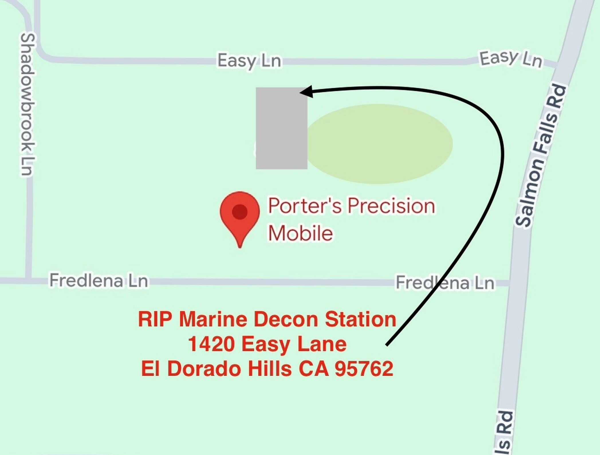 <b>Standard</b> <br> Bring your boat to our decon station:<br>Porter's Precision Marine <br>1420 Easy Lane, El Dorado Hills CA 95726