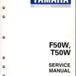 Used 1998 Yamaha Outboard Service Manual F50W & T50W  #LIT-18616-01-84