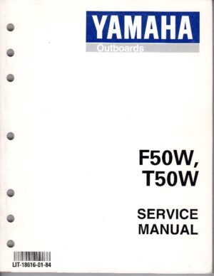 Used 1998 Yamaha Outboard Service Manual F50W & T50W  #LIT-18616-01-84