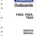 Used 1999 Yamaha Service Manual F40X, F50X, T50X - #LIT-18616-01-97